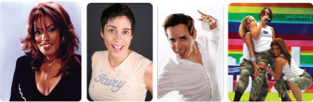 Marga Gomez, Jade Esteban Estrada, Lori Michaels, Jennifer Holliday